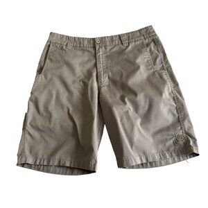 Metal Mulisha Men's 36 Khaki Flat Front Shorts